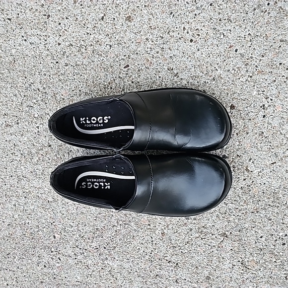 Klogs Mission Black Smooth Leather Size 6 1/2 - Picture 3 of 12